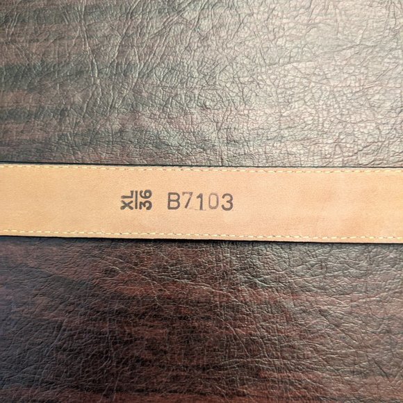 Brighton Black Embossed Belt - Picture 9 of 11